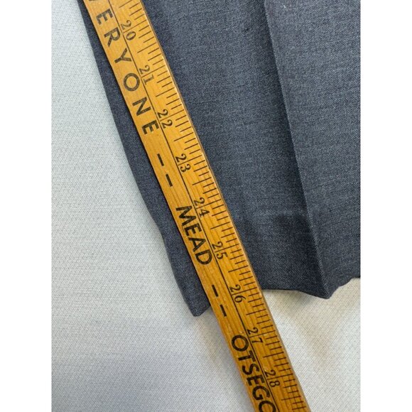 Farah Men’s Dress Pants Flat Front Stretch Size 34x26 Solid Blue Casua Pockets - Picture 5 of 12